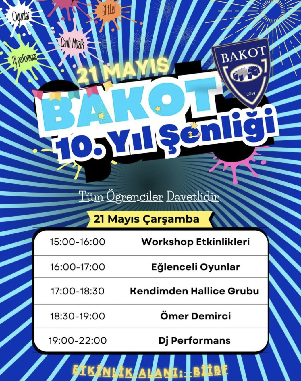 BAKOT 10. Yıl Şenliği